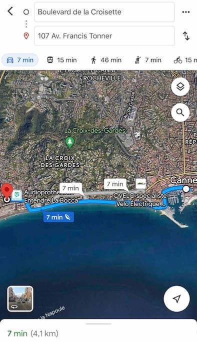 Apartamento La Bocca, F1+cabine, Clim, Mer A 5min Pieds
